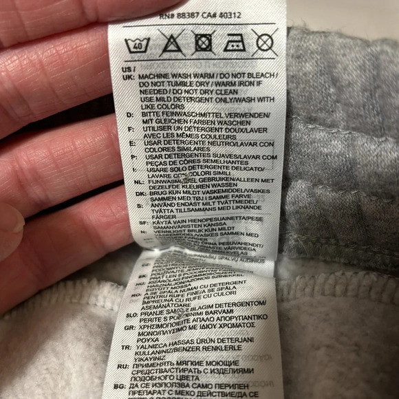 Adidas women’s Joggers Essentials 3-stripes French Terry Cuffed Pants, Gray XS - Picture 5 of 12